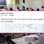 Un profesor arrasa en Twitter con una pregunta que hizo a sus alumnos en un examen